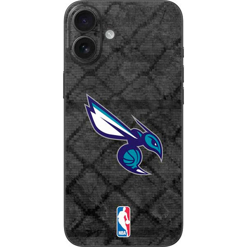 NBA Charlotte Hornets Dark Rust iPhone 16 Plus Skin